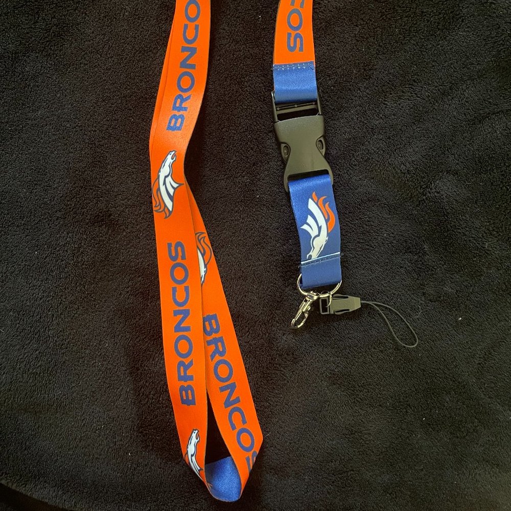 Denver Broncos Reversible Lanyard